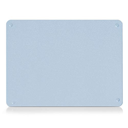 Zeller 26201 Tabla para Cortar de Cristal, Transparente Blanco, 40x30x3 cm
