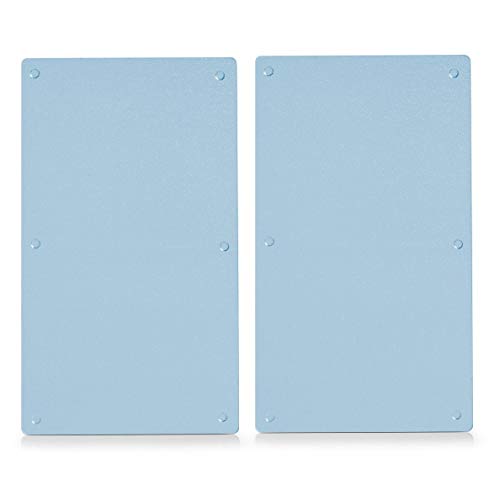 Zeller 26205 - Tabla para cortar de cristal, vídrio, 52 x 30 cm, 2 unidades