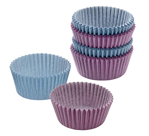Zenker Cápsulas Magdalenas en papél. Rosa y Celeste. Ø5cm. 100 uds.