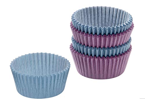 Zenker Cápsulas Magdalenas en papél. Rosa y Celeste. Ø5cm. 100 uds.