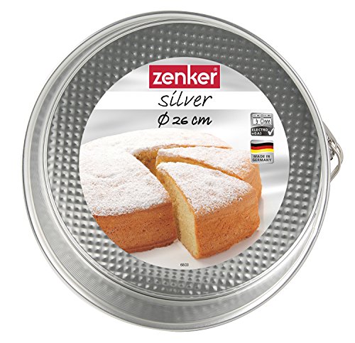 Zenker Molde Desmontable de 1 Fondo, Acero estañado, 26 cm