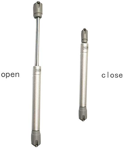ZFYQ Pistones a Gas, 2pcs Hidráulico Muebles Cocina Amortiguador Puertas Elevables 150N/15kg 270mm Bisagras Resortes Armario con Tornillos
