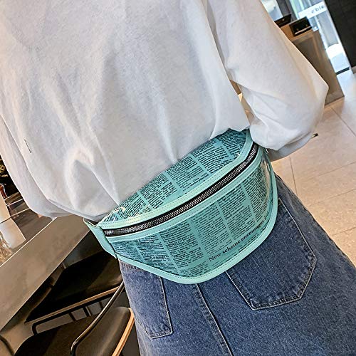 Zgcp Bolsillos Cruzados, Periódico Creativo Salvaje, Bolso De Gelatina, Bolso De Moda