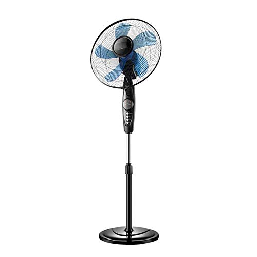ZHANG-FS Piso Oscilante Eléctrico De 18", Refrigerado por Aire, 60W (Negro)