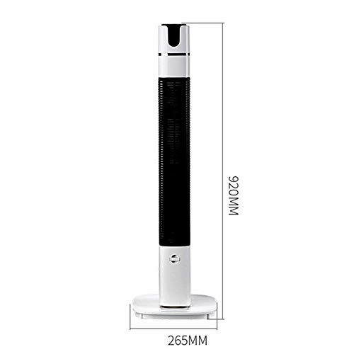 ZHANG-FS Ventilador De Torre Silencioso con Control Remoto, Ionizador, 12 Temporizadores Y 3 Configuraciones De Velocidad De Enfriamiento - 60W