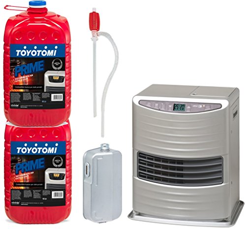 Zibro LC-30 Estufa de combustible electrónica, 3.00 kW, Plata, 48 m cuadros