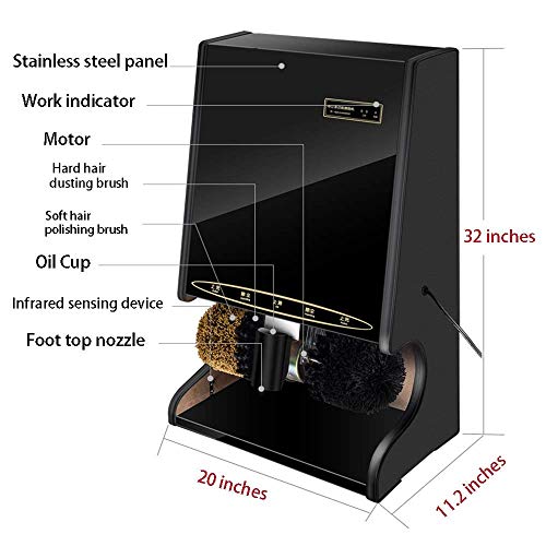 Zjcpow 128W, 1200 RPM Hotel automática betún Antipolvo Remoción, Pulido, lubricación-Ahorro de energía y de la Oficina for un bajo Ruido, Hotel, Banco portátil de casa (Color: B) xuwuhz (Color : F)