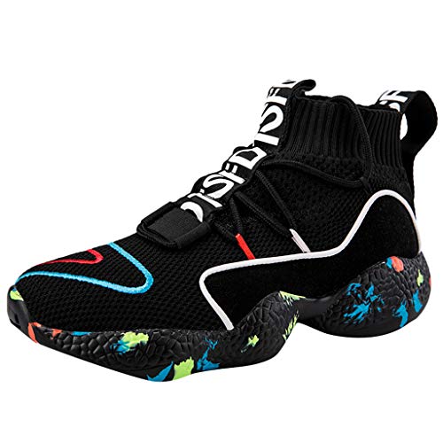 ZODOF Zapatillas Calzado Deportivo Pareja Al Aire Libre Malla con Cordones Casual Zapatos Deportivos Correr Respirable Zapatos Zapatillas Sneakers
