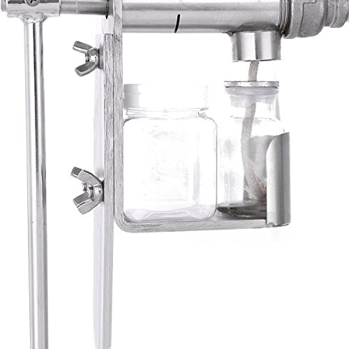 Ztopia - Máquina de Prensa Manual de Aceite de Acero Inoxidable para Aceite y Semillas de Semillas de Girasol de Cacahuete y Otros Cultivos de Aceite Manual