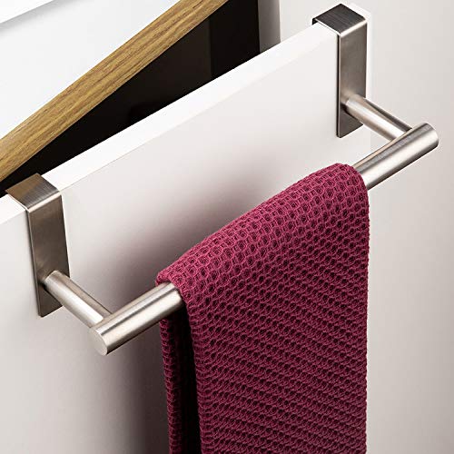 ZUNTO Toallero Colgante Para Puertas Para Armarios de Cocina Toalleros Para Puerta, Acero Inoxidable 23CM