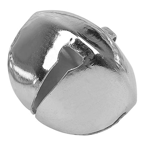 Zuzer Campana Navidad,100 Piezas Cascabeles Manualidades Pequeños Campana de Metal 8mm Campanilla Navidad Decoración Navideña(Oro y Plata)