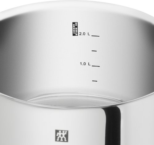 Zwilling 66063-160-0 Passion Olla con Tapa 16 cm, Sigma Classic + para sándwiches, inducción, 24 cm