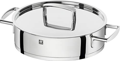 Zwilling - Batería de cocina, acero inoxidable, gris brillante