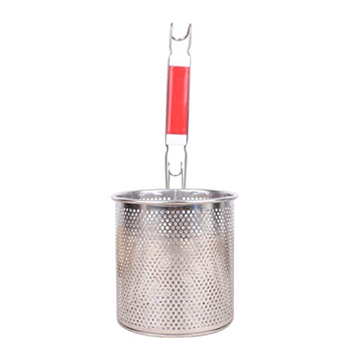 1 pc Cesta de Hervir de Pasta Accesorio de Cocina Experiencia Gastronómica Universal - Plata 16cm