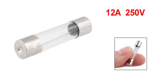 12 A 250 V Fusible cristal tubo 6 mm x 30 mm para horno microondas arrocera