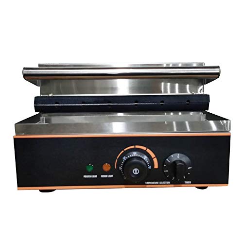 1500W 6 Unidades Máquina De Hot Dogs Waflera Máquina De Salchichas Para Hot Dog, Recubrimiento Antiadherente