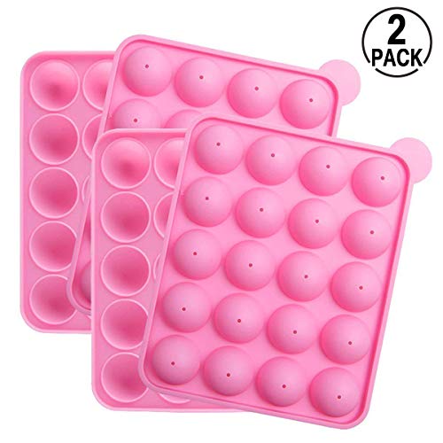 2 pieza 20 silicona Cake Pop Forma – amison Crédito para Hard Candy, Lollipop y Fiesta Cupcake
