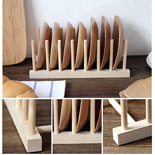 2 scurreplatos madera Escurridor para Platos Es ideal para bandejero y porta platos decorativo