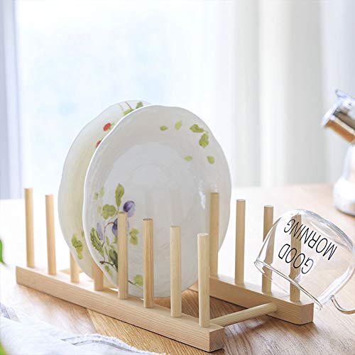 2 scurreplatos madera Escurridor para Platos Es ideal para bandejero y porta platos decorativo