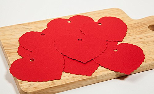 200 etiquetas de papel kraft con forma de corazón en tono melocotón, etiquetas de regalo con cordel de yute natural para Navidad, boda, Acción de Gracias, cumpleaños, día festivo, regalos