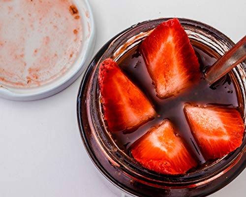 25 frascos de Mermelada de 230 ml con Tapa, Etiquetas - Frascos de conservas herméticas para conservar y preservar