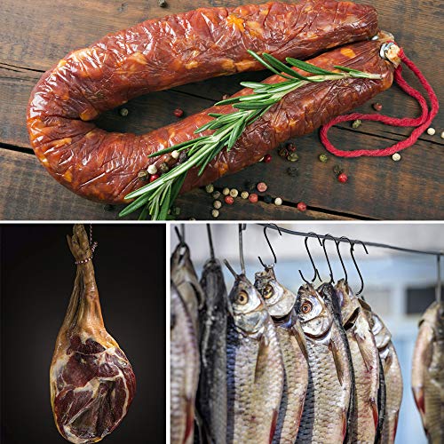 25 Piezas de Ganchos en Forma de S para Colgar Ganchos de Colgador Ganchos para Sartenes Ollas de Cocina (Negro)