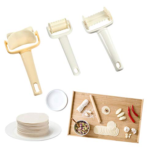 3 PC / Sistema Del Balanceo Cortar Galletas Rebanadas Galletas De La Galleta Del Cortador De La Pasta Del Balanceo De Corte Para La Galleta De Masa Hervida Multifuncional De Cocina Accesorios Para