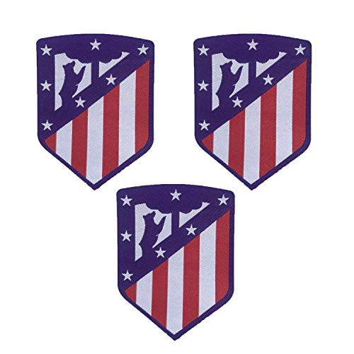 3 piezas Atletico Madrid Parches Coser / Planchar en Fútbol Club Emblema Accesorios de apliques deportivos Decoración Parches para jeans Chaqueta Ropa Bolso Zapatos Gorras