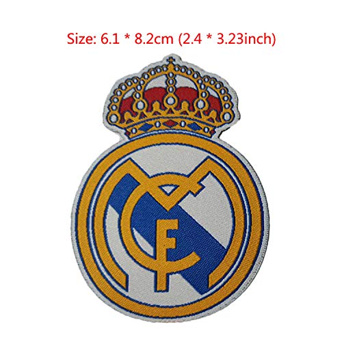 3 piezas Real Madrid Parches Coser / Planchar en Fútbol Club Emblema Accesorios de apliques deportivos Decoración Parches para jeans Chaqueta Ropa Bolso Zapatos Gorras