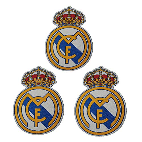 3 piezas Real Madrid Parches Coser / Planchar en Fútbol Club Emblema Accesorios de apliques deportivos Decoración Parches para jeans Chaqueta Ropa Bolso Zapatos Gorras