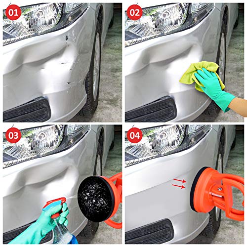 3 Ventosa/Ventosa Doble 100kg/Ventosas Elevadoras de Vidrio/para Levantar Grandes Ventanas y Puertas, Suelos de Madera y Más Objetos que Cumplen con Las Características de Superficie Lisa