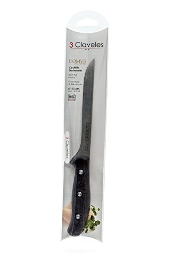 3Claveles Domvs - Cuchillo para deshuesar, 15 cm, 6 pulgadas