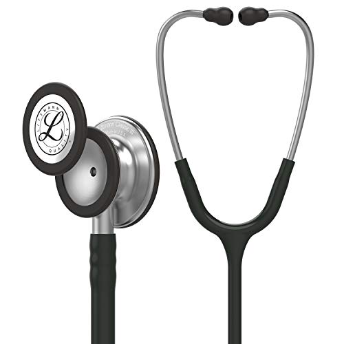 3M Littmann 5620 Classic III Fonendoscopio, Acero inoxidable, Negro, 69cm Longitud