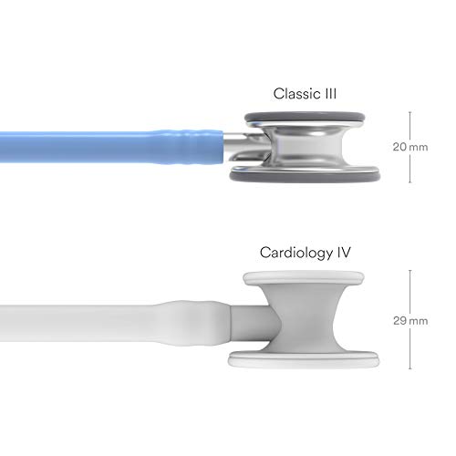 3M Littmann Classic III - Fonendoscopio, Acero inoxidable, Azul cielo, 69 cm
