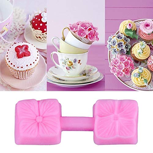 4 moldes de silicona para tartas de fondant con forma de pétalos de flores para hacer manualidades y hornear, azúcar, tartas, chocolate, dulces, decoración de cocina