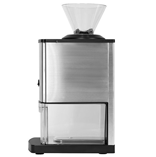4050 BETEC - Picadora de hielo eléctrico Picadora de hielo • Picahielo • 15 kg / h • Recipiente de 3,5 L (unos 1,75 kg) para el hielo • Embudo de llenado • Interruptor de seguridad • Antideslizante • Plateado