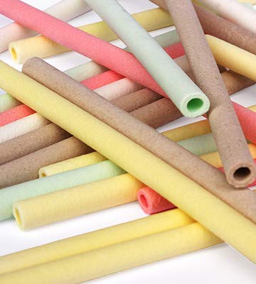 48 unidades Pajitas comestibles surtidas SORBOS (4 sabores diferentes)