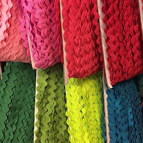 5 mm 36 yardas/lote RIC Rac cinta Zig Zag cinta de decoración de encaje para retazos Craft Decoración,013J,Federación de Rusia