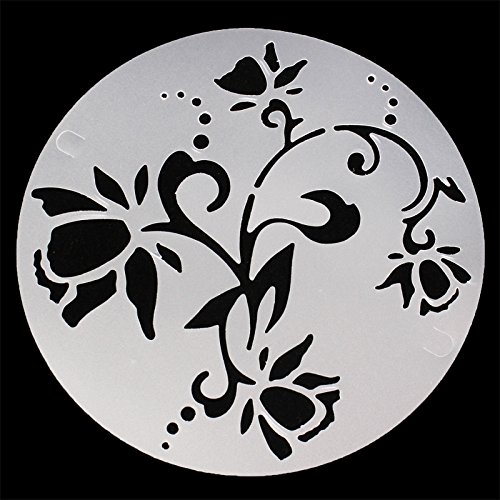 5 piezas Kuchendekoschablonen Set Tortenschablone Dekorschablone Kuchendeko Tortendeko tartas tartas verzieren Tortentattoo Dekoschablone happy birthday