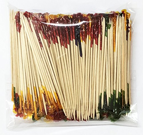 500 Cuentas Bocadillos De Sándwiches Palitos De Cóctel Palitos De Frutas Y Palillos De Dientes 10cm - Colores Surtidos
