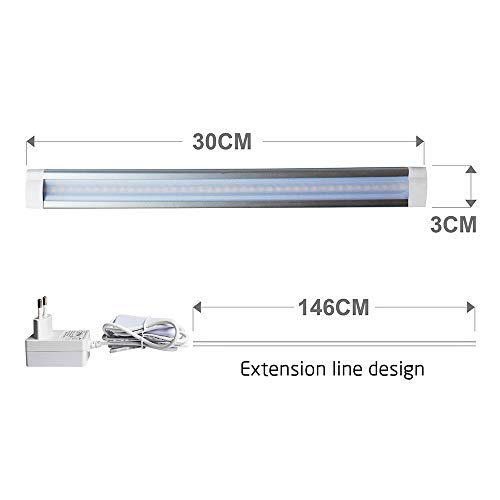 6 Pack lampaous LED Barra de luz (DIMM Bar Armario Leuchten fregadero Leuchten Blanco Cálido Blanco Neutro frío lámpara de luz