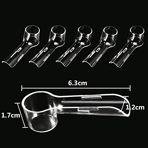 6 PCS Fundas para Cabezales, Cepillo de Dientes Eléctrico Cubierta, Polvo Cepillo Cubierta para Oral-B de Protectora para Cepillo Eléctrico de Dientes A Prueba de Polvo y Gérmenes JAANY