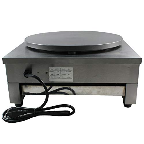 Acero Inoxidable Comercial de Máquina de Crepes del Fabricante del Crespón del Diámetro de 3000W 40cm