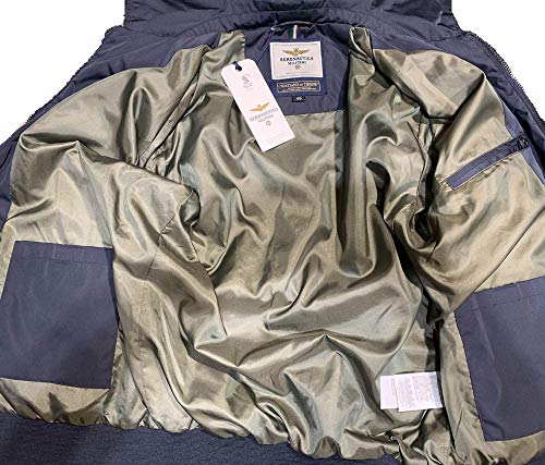 Aeronáutica Militar Chaqueta Pilota AB1719, Azul, Hombre, Chaqueta, Chaqueta Vedi Foto 58