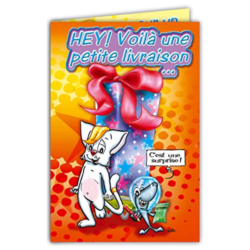Afie MAXICHA-001 - Tarjeta gigante para cumpleaños (tamaño grande), diseño de gatito