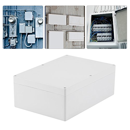 Akozon Caja de empalmes exterior, caja de conexiones impermeable IP67 263 * 185 * 95 mm.