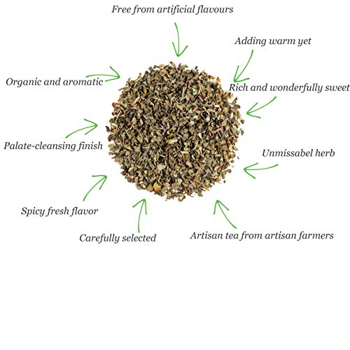 Albahaca Hoja Hierba Orgánico Basil - Perfecto para pesto - Ocimum Basilicum 100 g