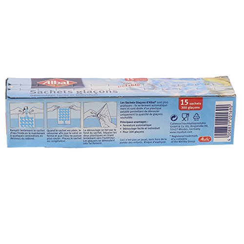 Albal - bolsas de cubitos de hielo - Caja de 15 bolsas