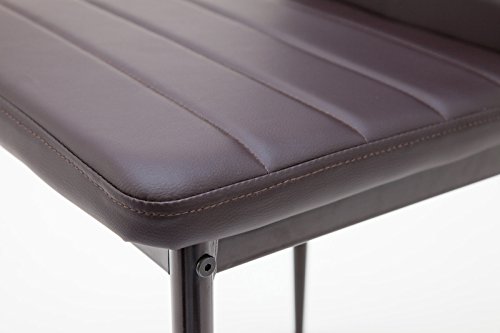 Albatros 2554 Milano Set de 4 sillas de Comedor, marrón