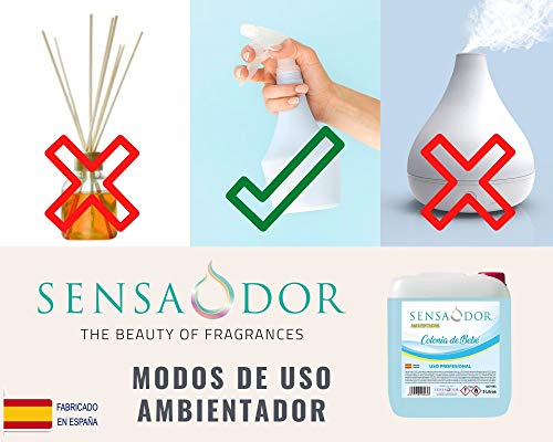 Ambientador Lavanda SENSAODOR, 5 Litros, Morado, Garrafa, Profesional, Empresas, Negocio, Limpieza, Neutralizador, Quitaolor, Buen olor, Aromatizador